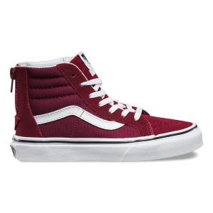 Vans Kiz Çocuk Spor Ayakkabı Sk8-Hi Zip Kırmızı | 64400-439